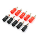 10X Red + Black Binding Post for 4mm Banana Plug Power Supply Terminal BX