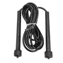 Skipping Rope PVC Adjustable Jump Rope Training Exercise Equipment (Black)