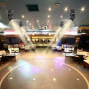 LED Stage Spotlight 85-265V 360 Degree KTV Bar Party Spot Lamp (Warm White) A