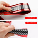2.5M Red PVC Car Front Rear Bumper Edge Guard Strip Auto Exterior Accessories