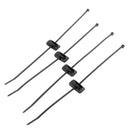 4Pcs Bike Brake Shifter Cable Base Clip Tube Pipe Lines Zipper Ties Tie