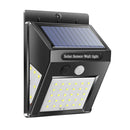 1pc 40LED Solar PIR Motion Sensor Wall Lamp Waterproof Garden Path Light