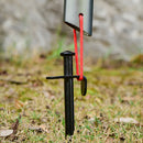 Premium Camping Hammer Tent Stake Remover Puller Tent Mallet W/ Hanging Line