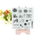 flowe transparent clear silicone stamp/seal for scrapbooking/photo album decor F