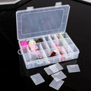 24 Compartment Slot Storage Box Practical Adjustable Plastic Case For Bead  N6V4