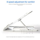 Home Laptop Stand Adjustable Height Travel Universal For Desk Foldable Portable