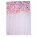 5x7ft Pink Flower Backdrop Photography Background Weeding Background I7R6