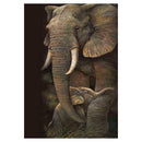 Elephants DIY Full Drill Round Diamond Painting Embroidery Kits Set Decor