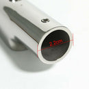 Strong Durable 22mm 316 Stainless Steel Rail End for Marine Boat Tube H NMW