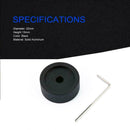 32.5x13mm Volume Control Black Frosted Solid Aluminum For 6mm Potentiometer W1P7