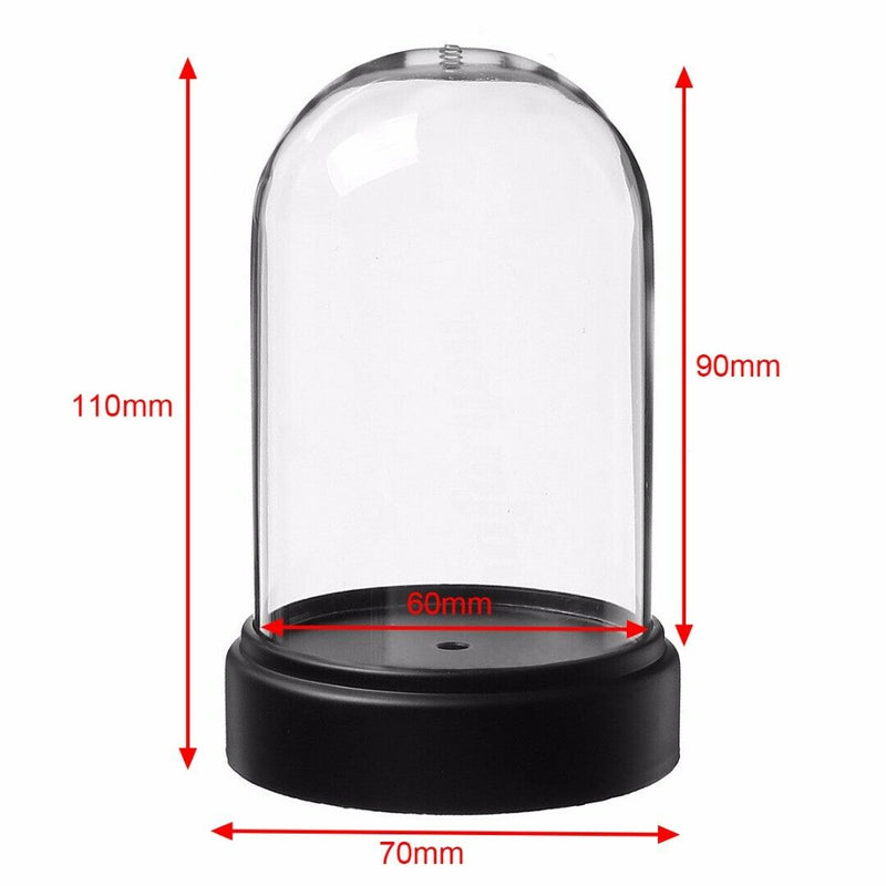Clear Transparent Acrylic Display Box Case Stand Dustproof Tray Protection Cube
