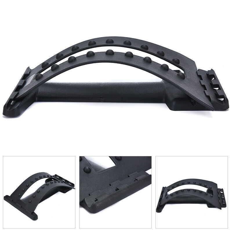 Back Magic Stretcher Lower Lumbar Massage Support Spine Posture Corrector Bl BX