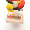 Wooden Toys for Children Colorful Building Blocks Tree Ball Run Track Baby  Z7Y5