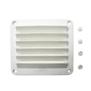 5-1/2 x 4-7/8 inch Louvered Vents, Boat Marine Hull Air Vent Grill Cover