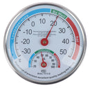 Round Household Analog Thermometer Hygrometer Humidity Monitor Meter Gauge FT