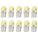 10pcs DC 12V T10 COB 6SMD LED Car Light Bulbs 360Â° Beaming Width Lamps