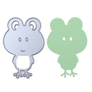 Frog DIY Metal Embroidery Stencil Scrapbook Craft Cutting Die