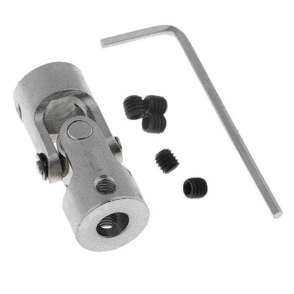 Single Chrome Universal Steering Shaft U Joint Coupler