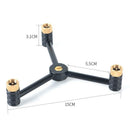 Outdoor Camping Gas Stove Adapter Tripod Aluminum Gas Tank Stand Connector