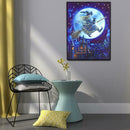5D DIY Special Shaped Diamond Painting Witch Cross Stitch Mosaic Craft Kits