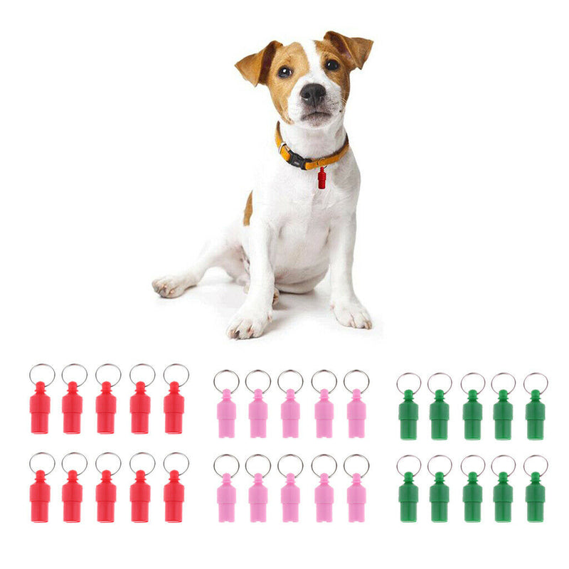 30Pcs Pet ID Tag Dog And Cat Personalized Pet Tag Dog Cat ID Address Collar