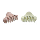 2pcs Fashion Acrylic Hair Claw Clip Jaw Gripper Hairdressing Tool Accessory