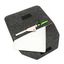 Voground Laptop Sleeve Compatible 13 Inch Macbook Air,Wool Felt Material Br