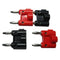4 pcs Screw Type Dual Banana Plug Speaker Connectors 436 + Type U5O4