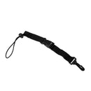 Scuba Dive Lanyard Clip Nylon Webbing Strap Quick Release Buckle 40cm Black