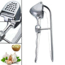 Stainless Steel Garlic Press Crusher Squeezer Masher Home Kitchen Mincer Tool 3C