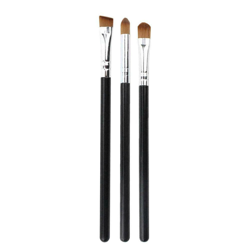 3pcs Portable Fashion Cosmetic Brushes Eyebrow Blending Brush Makeup Tool