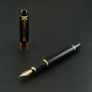 Jinhao X450 Black Gifts With Fireworks Fountain Pen 0.7mm Nibs 18KGP Golden Trim