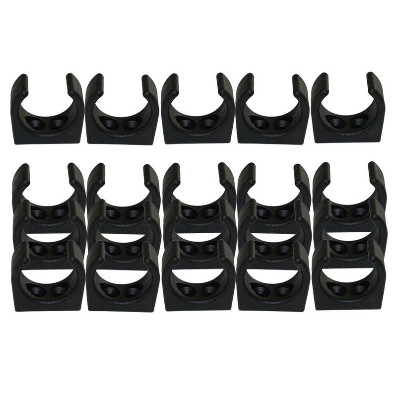 20xMarine Boat Nylon Clips For Ladder Paddle Pole