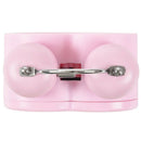 Cute Small Double-Bell Night Light Children Mini Quartz Alarm Clock Heart ( Z6W5