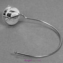 Ring Shape Stainless Steel Vacuum Suction Cup Bathroom Towel Shelf Bar Rack