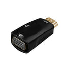 1080P HDMI Male to VGA Female Adapter Video Converter 3.5mm Audio Output Ca