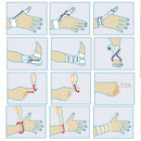 6 Rolls 14.7 FT Self-adhesive Fixation Cohesive Bandage Sports First-Aid Wrap