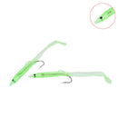 4Pcs Luminous Fishing Shrimp Lure Bait Plastic Shrimp Bait Squid Shrimp Lur-OZ