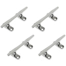 4 Pieces 100Mm Marine Boat Line Rope Dock Deck Cleat Open Base Mooring Acce