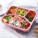 800-1000Ml Healthy Wheat Straw Lunch Box For Kids Portable Microwavable Ben