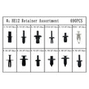 690Pcs Car Automotive Push Pin Rivet Trim Clip Panel Body Interior Assortme S5I5