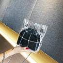 Girl Jelly Bag Fashion Plaid Bag Messenger Bag Small Fresh Shoulder Bag Cha