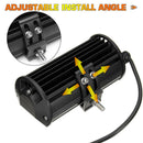 7 Inch 400W Led Work Light Bar Flood Spot Combo Offroad Truck Driving Fog L