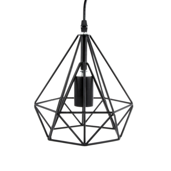 2Pcs Retro Metal Lampshade W/ Cable Bulb
