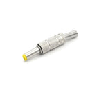 Metal  5.5x2.1mm/5.5mm * 2.5mm  DC Power Male Plug Jack Adapter Connector  JR