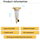 Water Filters Front Purifier Copper Lead Pre-filter Backwash Remove Rust Co