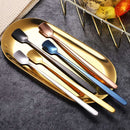 5Pcs Tea Spoon Stainless Long Handle Coffee Cocktail Stirring Spoon Newest Use