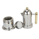Espresso Maker Stovetop Moka Coffee Pot Stainless Steel Latte Percolator, Home