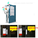 1X(Home Security Alarm Rood Flash With Sound Window Door Magnet Sensor Dete