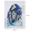 5D DIY Special Shaped Diamond Painting Exalted Horse Cross Stitch Embroider
